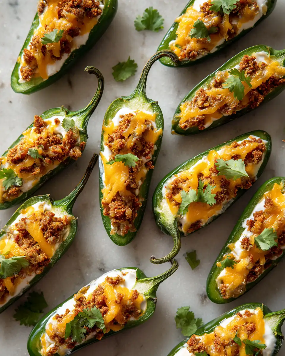 Ingredients for Spice Up Your Snack Game with Cheese and Chorizo Stuffed Jalapeños