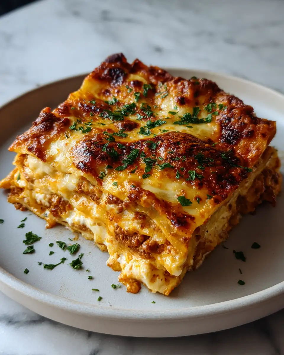 Final dish - Ultimate Cheesy Lasagna: Dive into Layers of Stretchy Mozzarella Delight