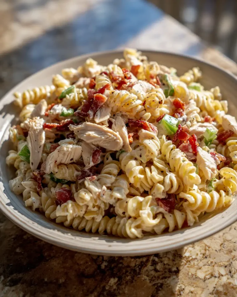 Irresistible Chicken Bacon Ranch Pasta Salad: A Flavor Explosion in Every Bite - Featured Image
