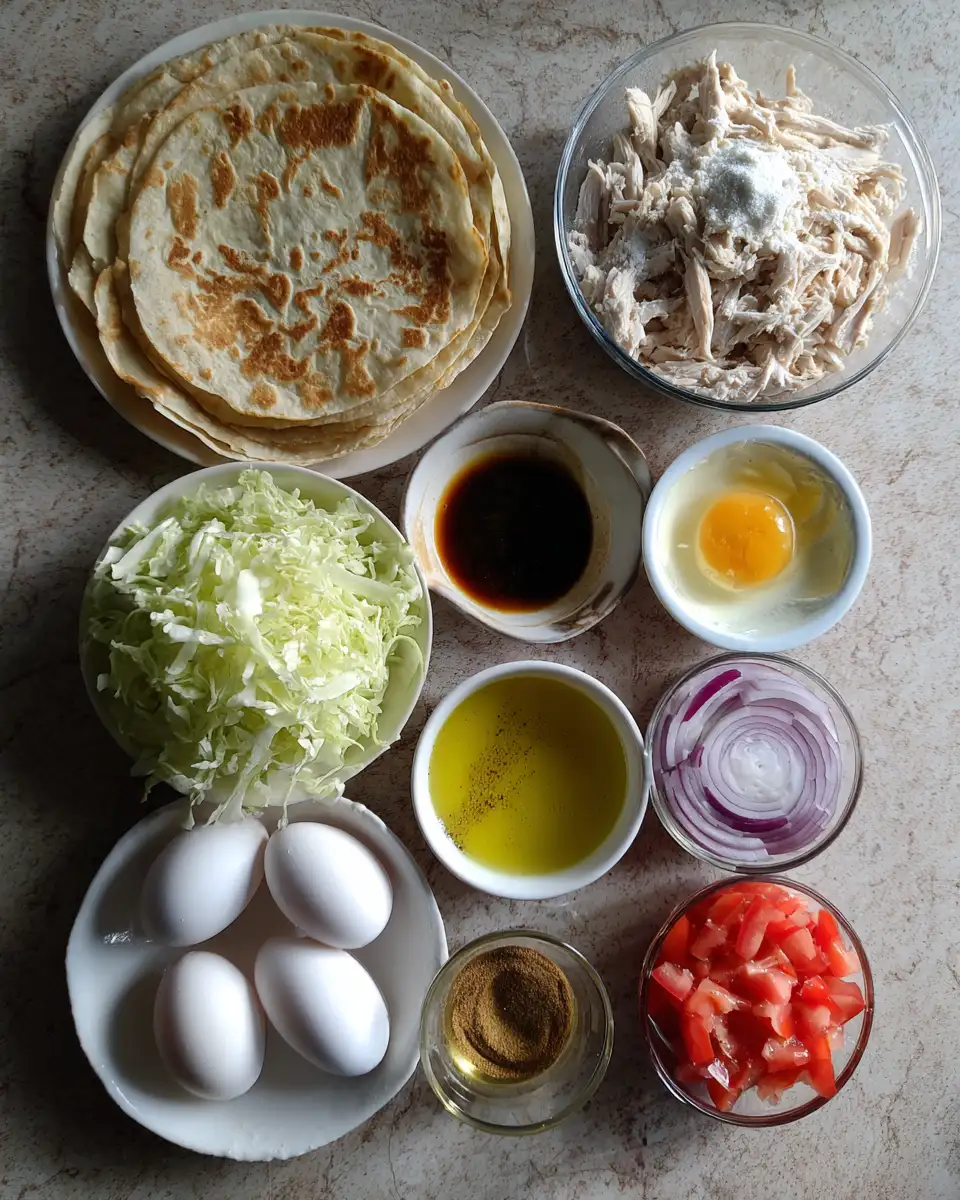 Savor the Fusion: Chicken Crepes for the Ultimate Shawarma Lover 4 Ingredients for Savor the Fusion: Chicken Crepes for the Ultimate Shawarma Lover