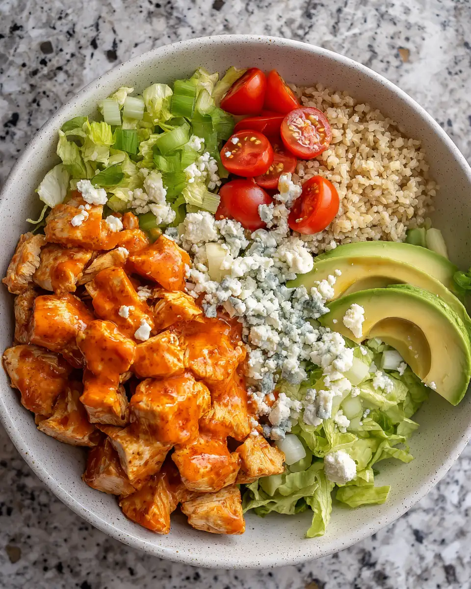 Ingredients for Spice Up Your Evening with Flavor-Packed Buffalo Chicken Bowls