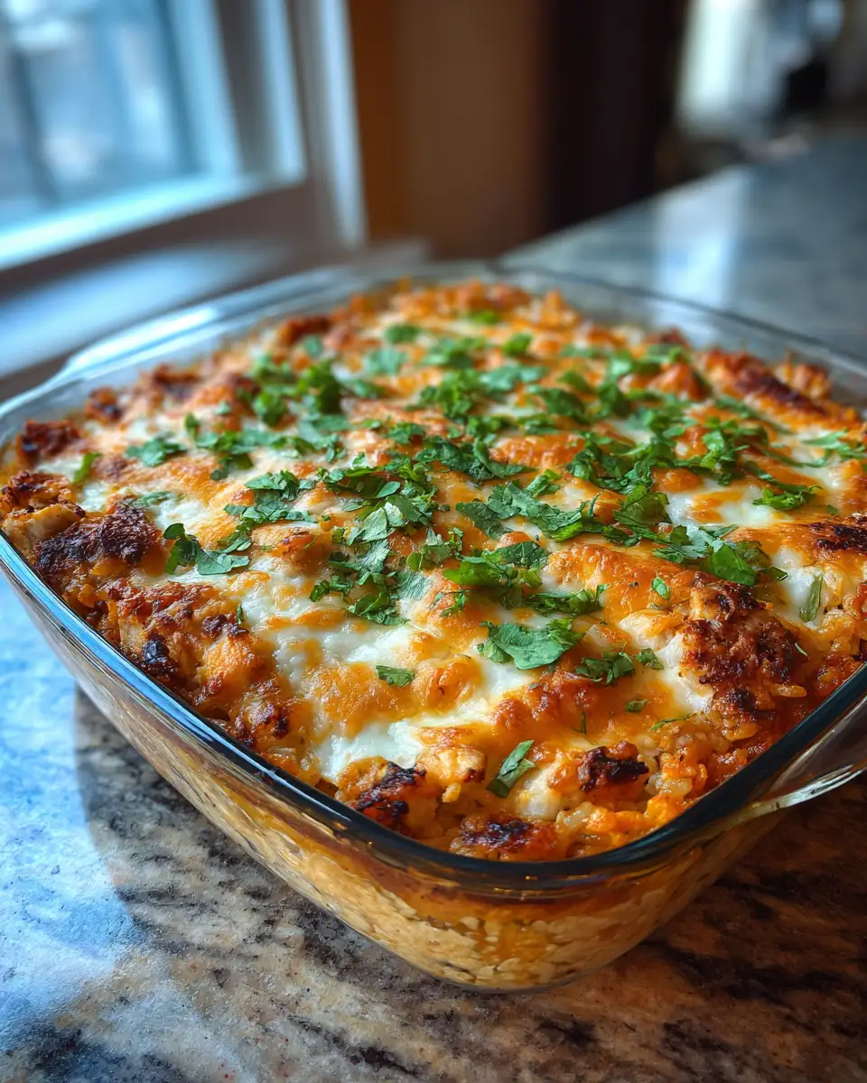 Savor the Flavor: Ultimate Chicken Enchilada Rice Casserole Delight 6 Final dish - Savor the Flavor: Ultimate Chicken Enchilada Rice Casserole Delight