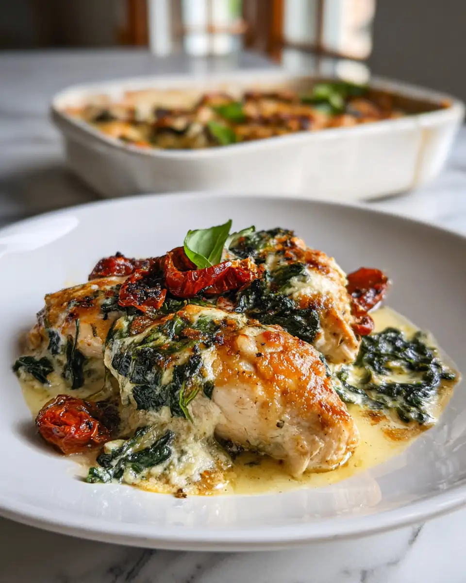 Decadent Chicken Florentine Bake: A Creamy Comfort Delight - Featured Image