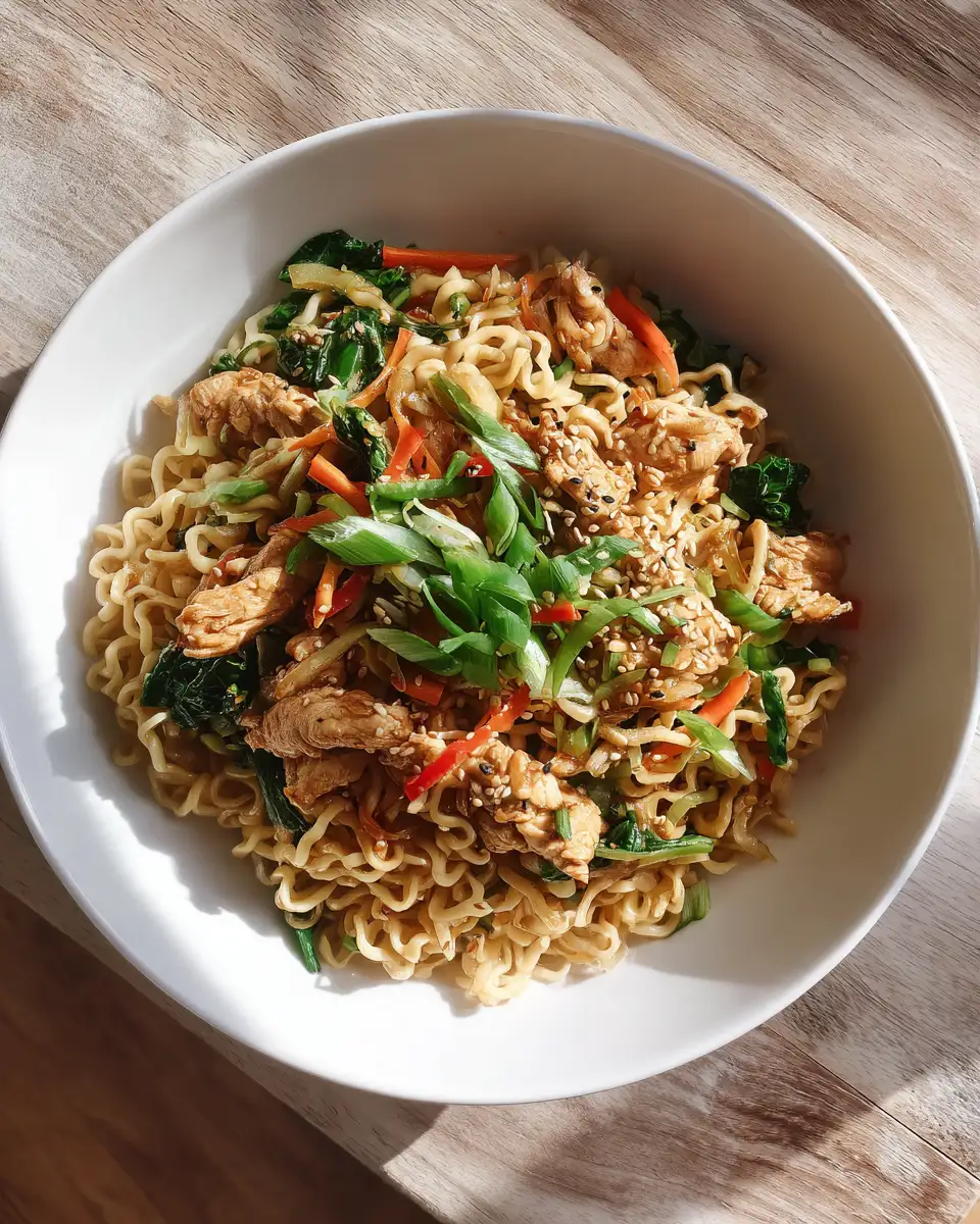 Spice Up Your Dinner Routine with Chicken Ramen Stir-Fry - Featured Image