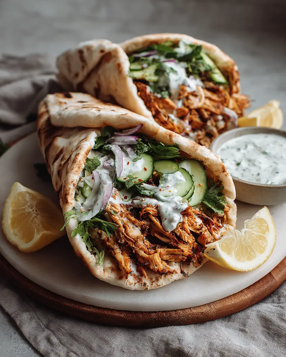 Savor the Flavor: Homemade Chicken Shawarma with Creamy Garlic Sauce 6 Final dish - Savor the Flavor: Homemade Chicken Shawarma with Creamy Garlic Sauce