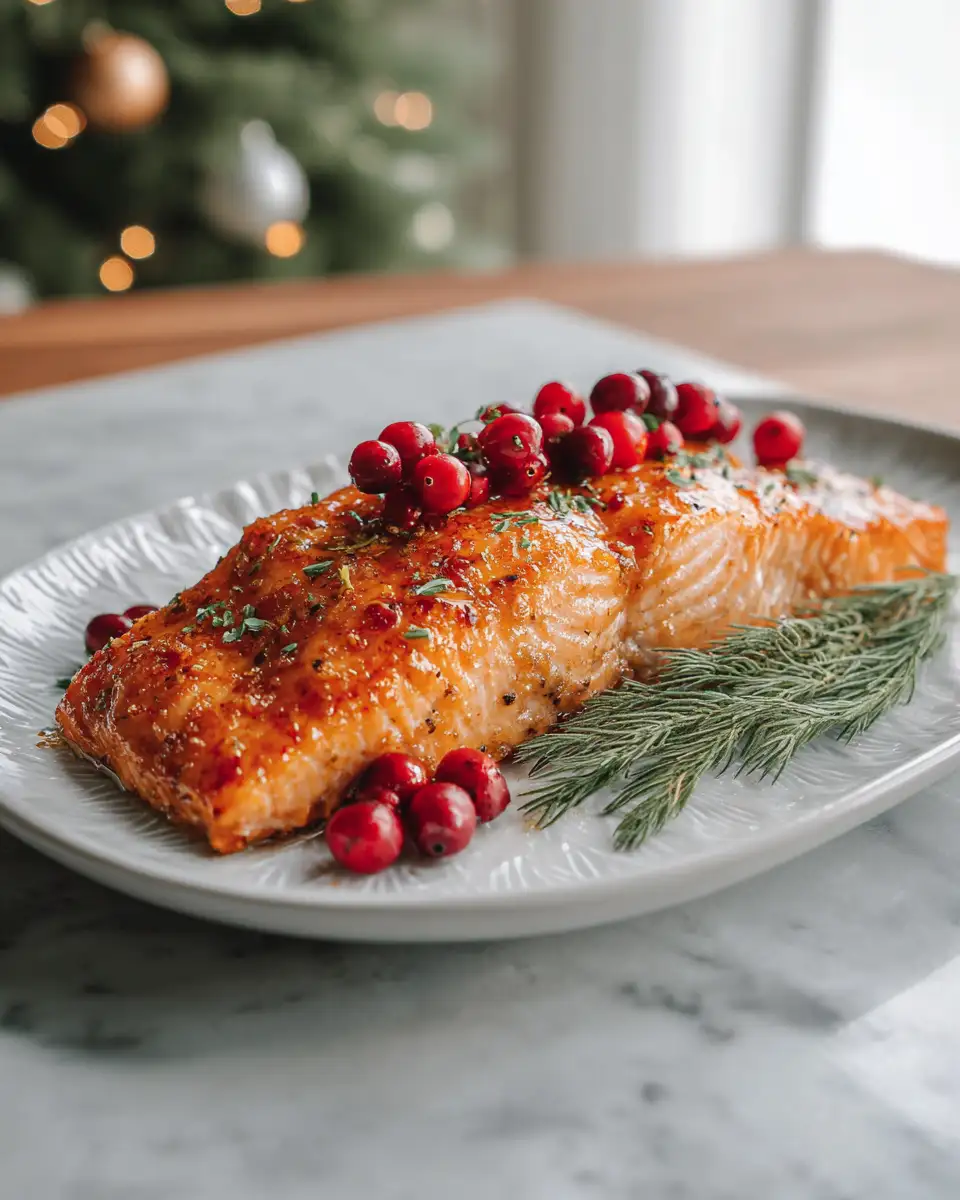 Festive Flavors: Christmas Baked Salmon with Honey Butter Glaze Delight - Featured Image