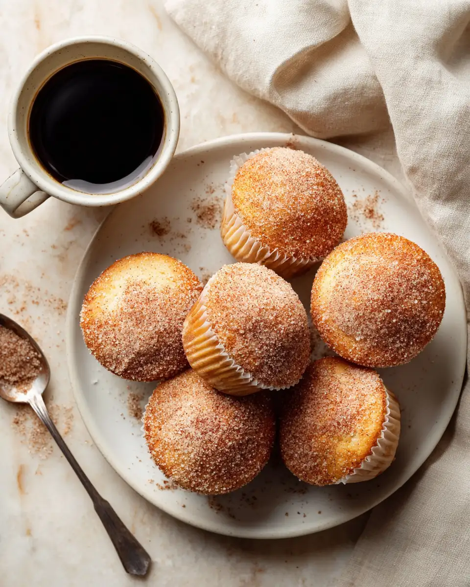 Sweet Morning Bliss: Cinnamon Sugar Donut Muffins Delight - Featured Image