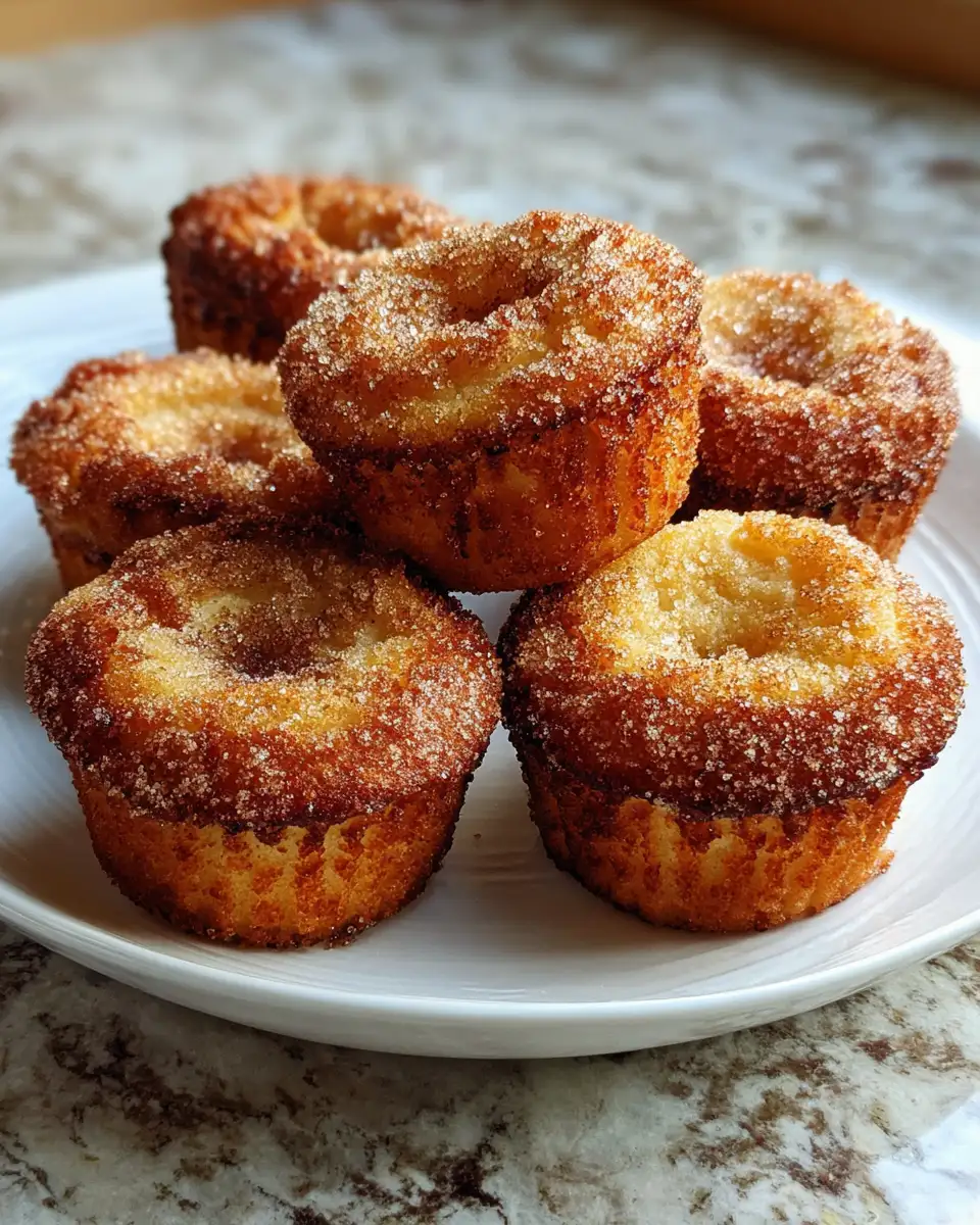 Final dish - Sweet Morning Bliss: Cinnamon Sugar Donut Muffins Delight