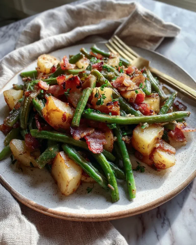 Savor the Flavor: Country Ranch Green Beans and Potatoes with Bacon - Featured Image