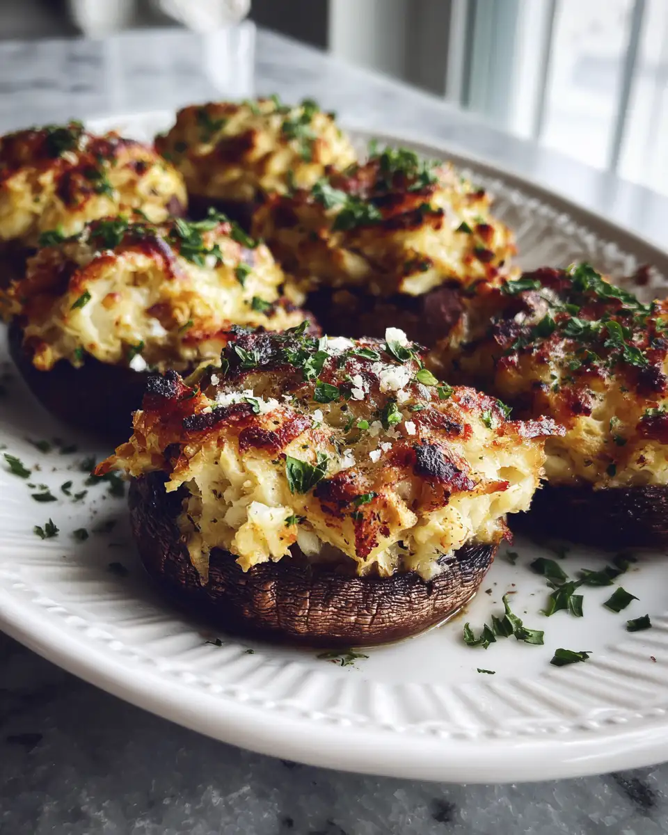 Decadent Delights: Crab Stuffed Portobello Mushrooms That Wow - Featured Image