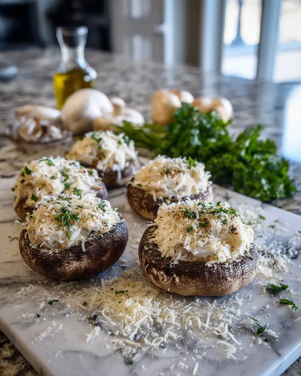 Decadent Delights: Crab Stuffed Portobello Mushrooms That Wow 4 Ingredients for Decadent Delights: Crab Stuffed Portobello Mushrooms That Wow