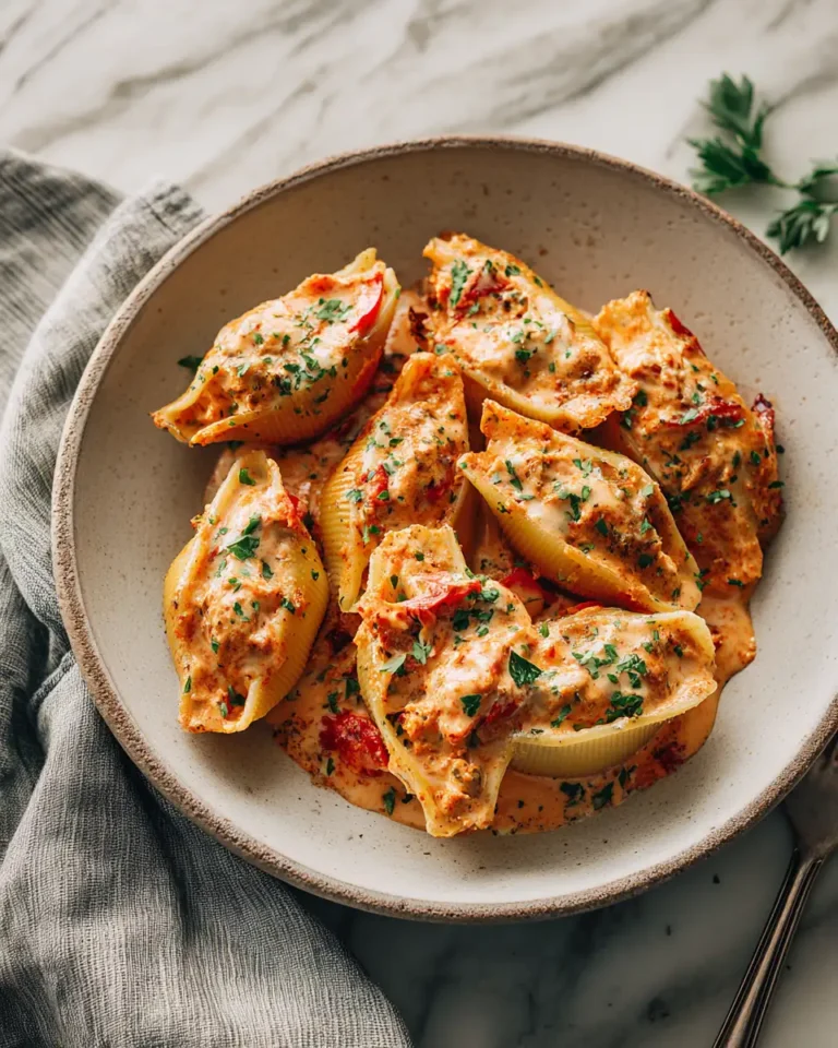 Indulge in Irresistible Comfort: Creamy Cajun Chicken Stuffed Shells - Featured Image