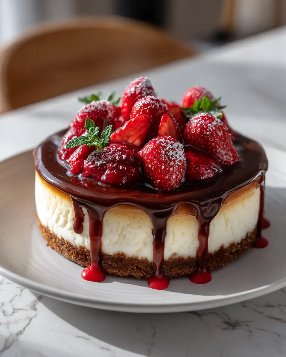 Final dish - Dreamy Indulgence with Creamy Cheesecake Desserts