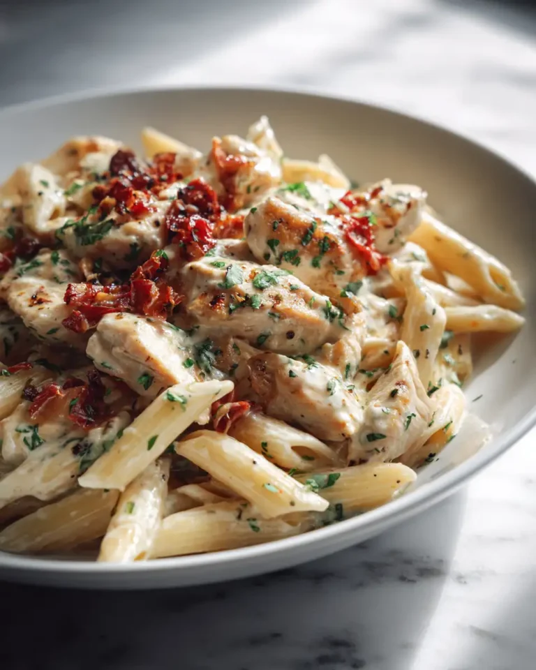 Indulge in Comfort with Creamy Garlic Chicken Penne Bliss - Featured Image