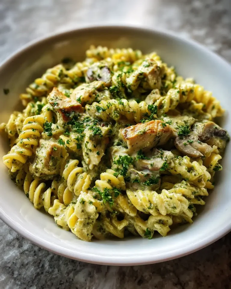 Savor the Dreamy Delight of Creamy Pesto Chicken Pasta - Featured Image