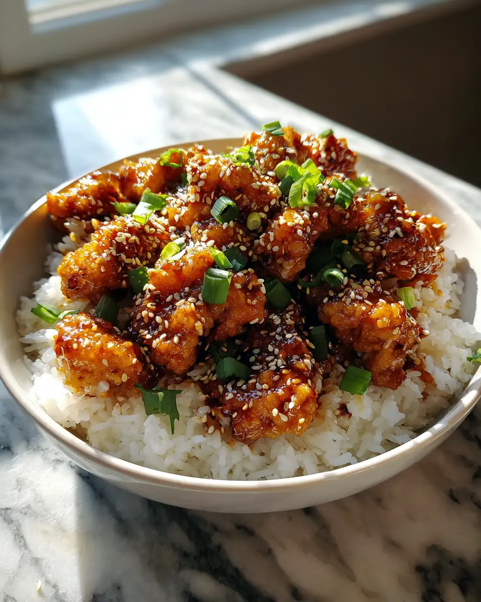 Irresistibly Crispy Chinese Honey Garlic Chicken: A Sweet and Savory Delight - Featured Image