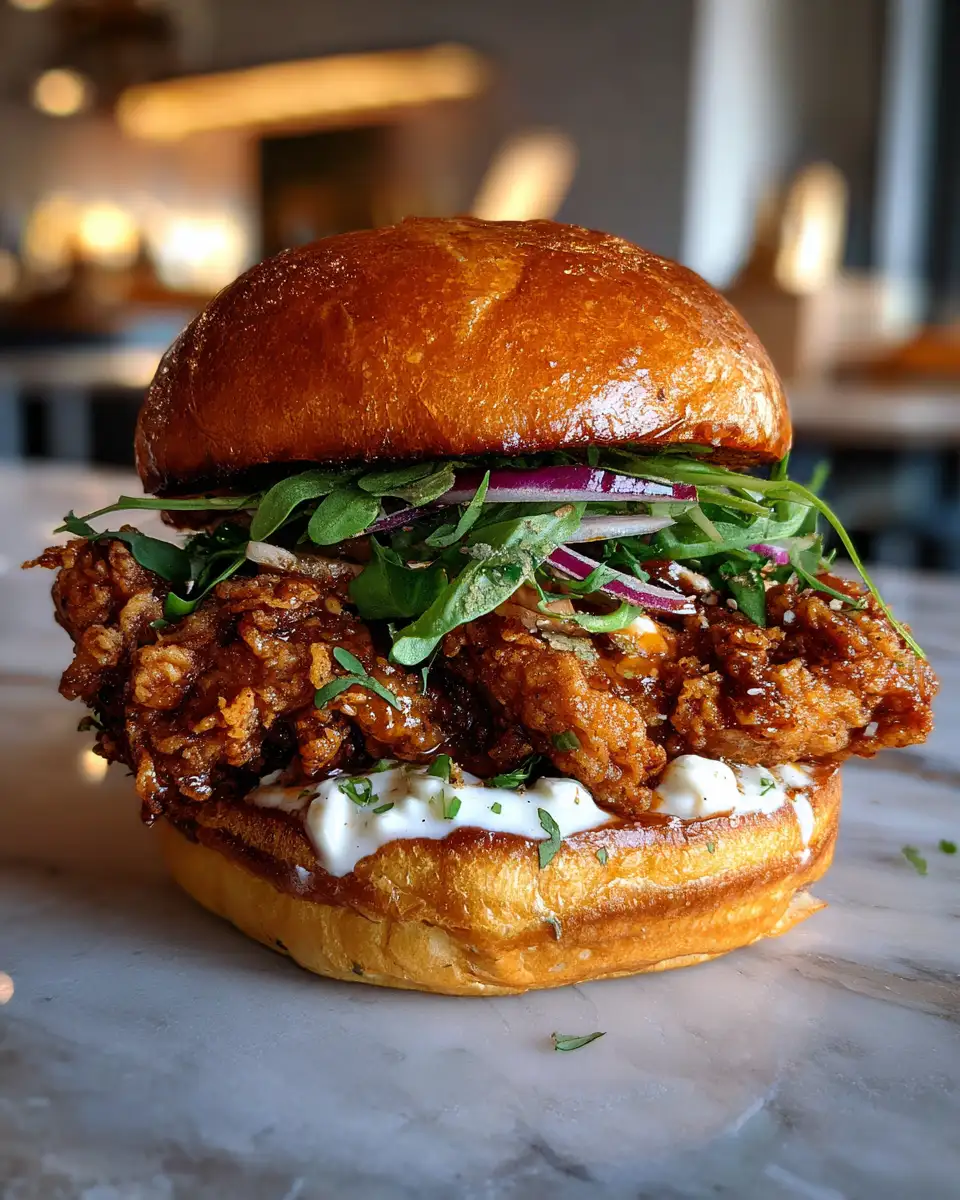 Final dish - Crispy French Toast Fried Chicken Sandwich: A Brunch Revolution