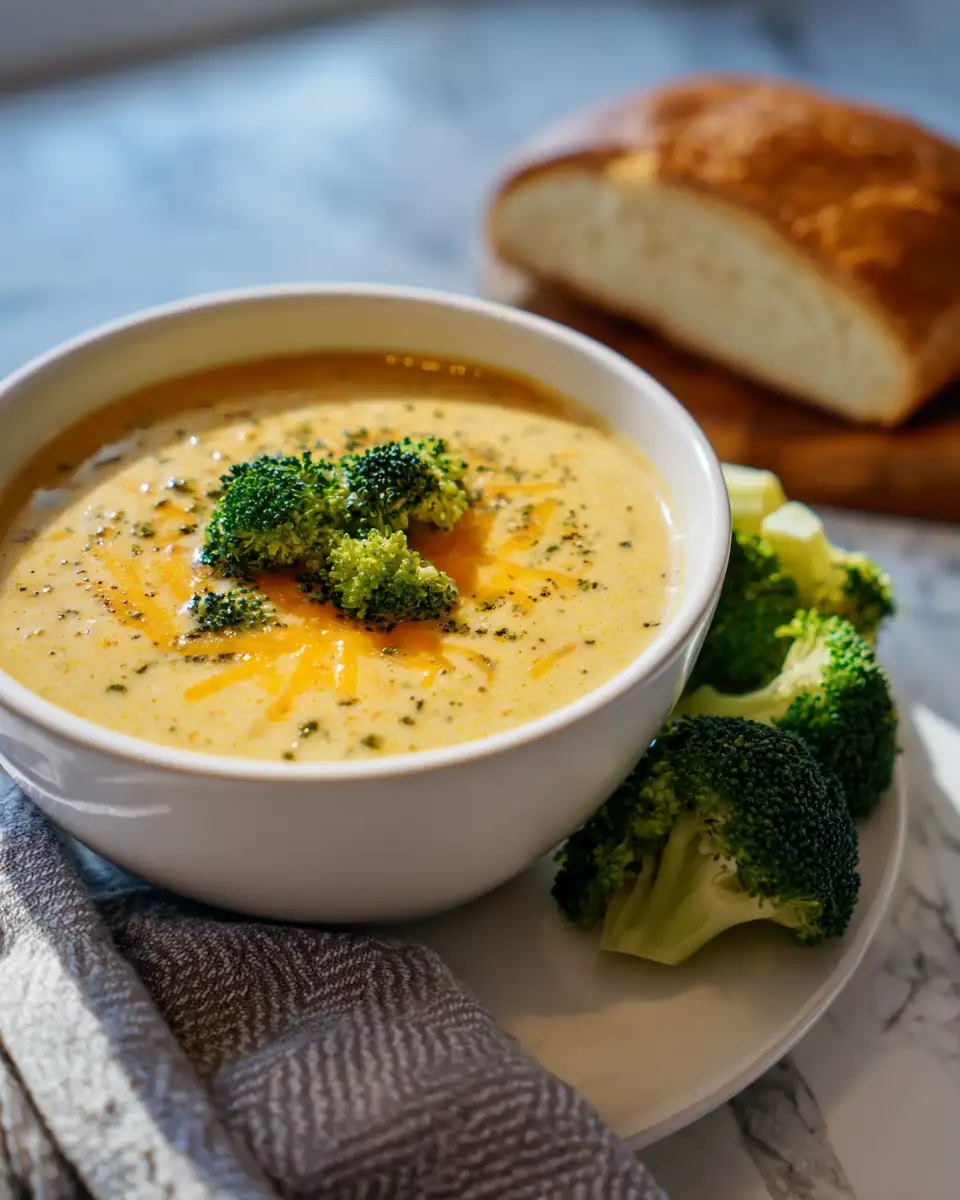 Creamy Comfort in a Bowl: Easy Broccoli Cheese Soup Delight - Featured Image