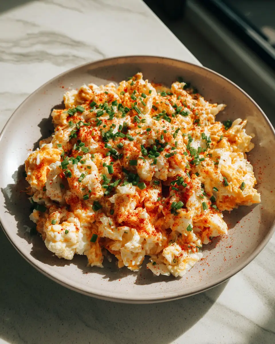 Cheesy Cauliflower Rice Made Easy and Delicious 6 Final dish - Cheesy Cauliflower Rice Made Easy and Delicious