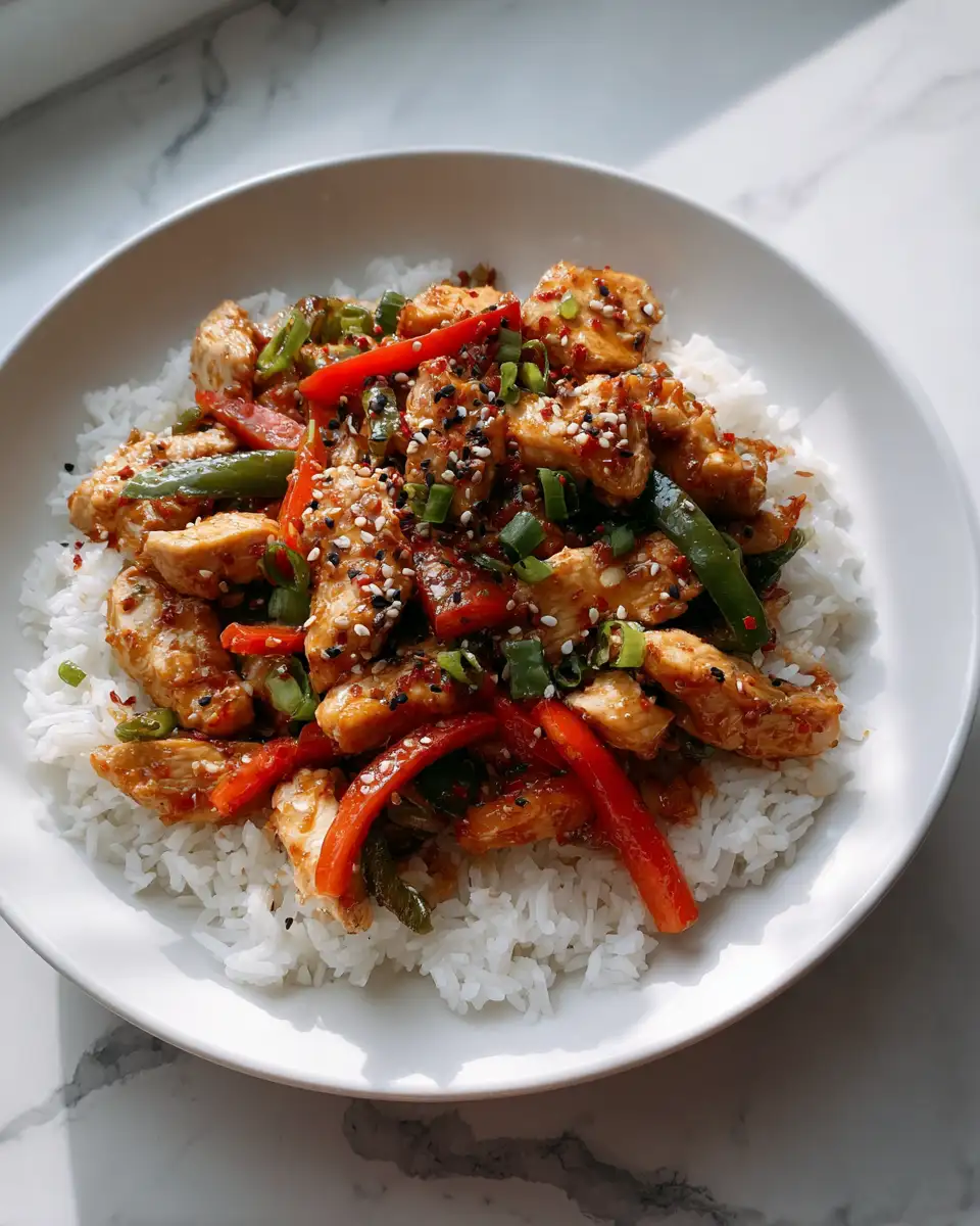 Final dish - Whip Up a Flavorful Easy Chicken Stir Fry in Just 20 Minutes