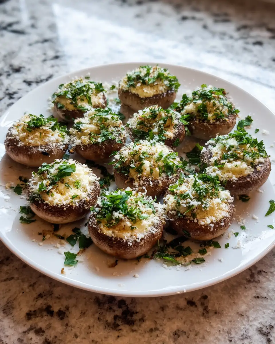 Ingredients for Decadent Garlic Parmesan Stuffed Mushrooms That Will Wow Your Taste Buds