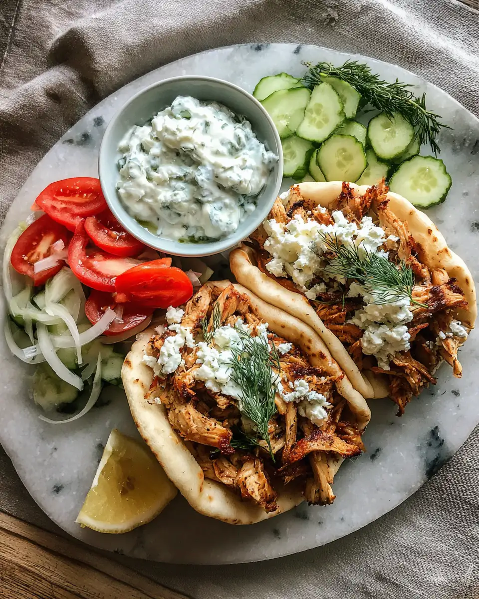 Savor the Flavors of Greece with Mouthwatering Chicken Gyros and Tzatziki Sauce - Featured Image