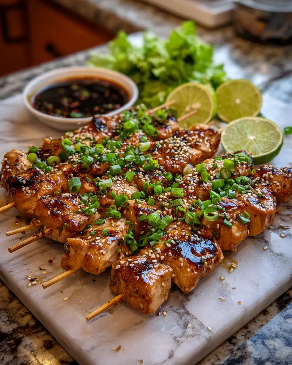 Ingredients for Sizzling Grilled Asian Chicken Skewers That Will Ignite Your Taste Buds