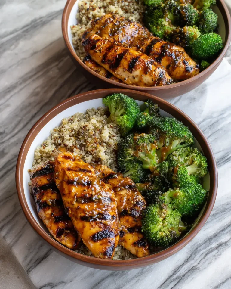 Sizzling Grilled Chicken and Broccoli Bowls for a Flavorful Feast - Featured Image