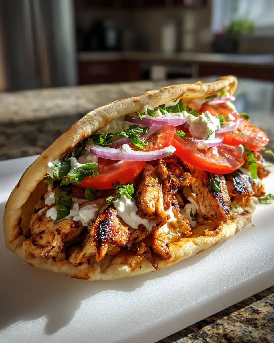 Sizzling Grilled Chicken Gyro Sandwiches: A Flavorful Twist on a Classic - Featured Image