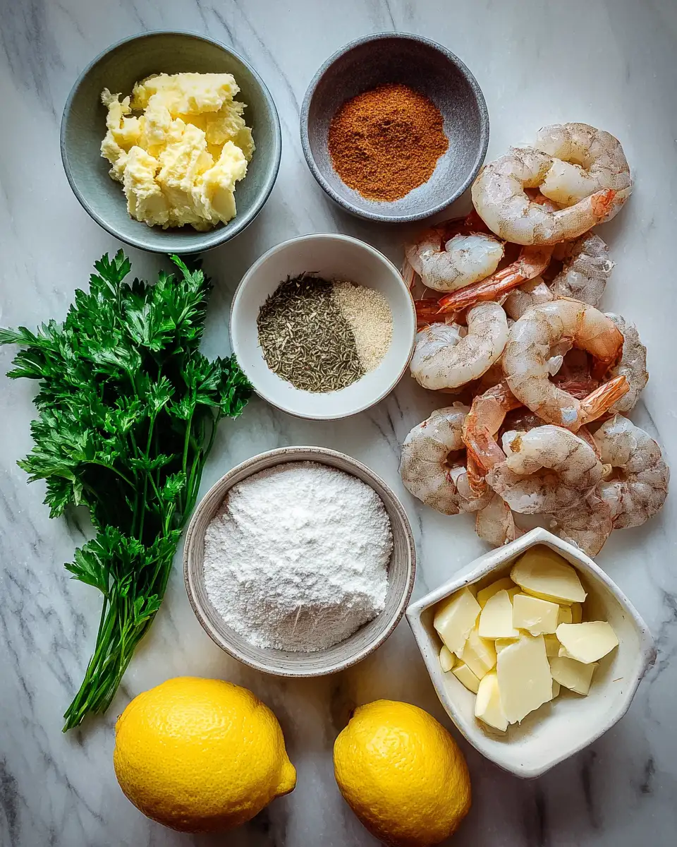 Ingredients for Island Flavors Unleashed: Dive into the Irresistible World of Hawaiian Garlic Shrimp