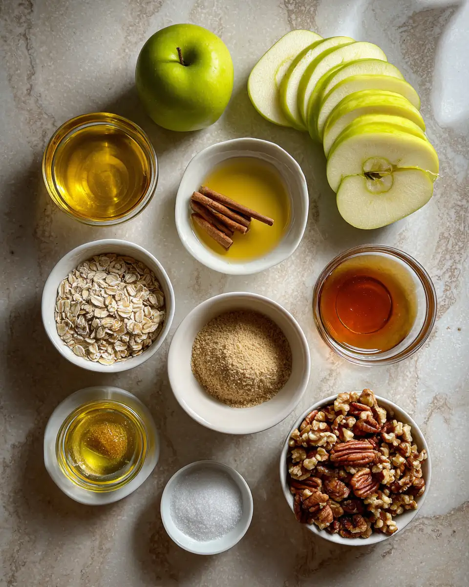 Ingredients for Irresistibly Delicious: A Guilt-Free Guide to Healthy Apple Crisp