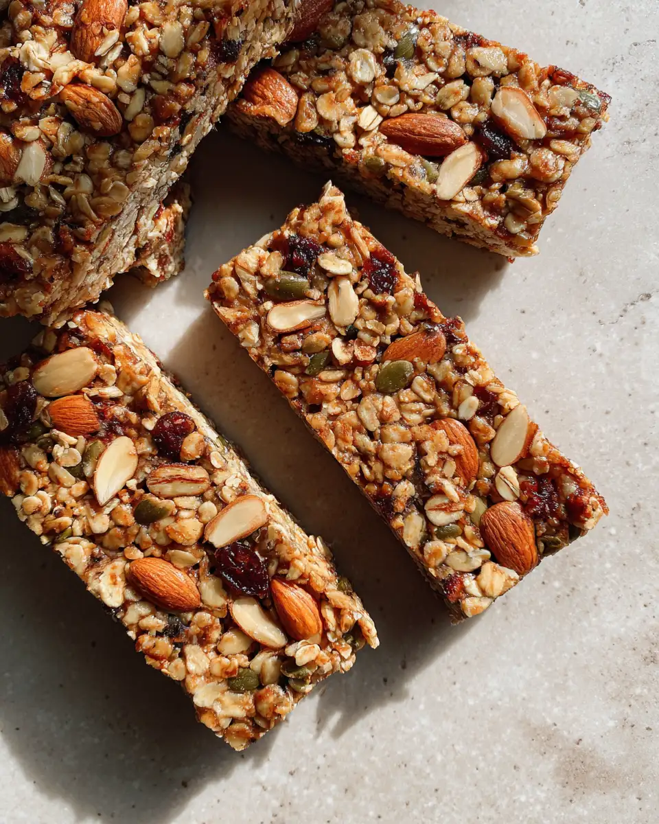Wholesome Chewy Granola Bars with Oats for a Guilt-Free Snack - Featured Image