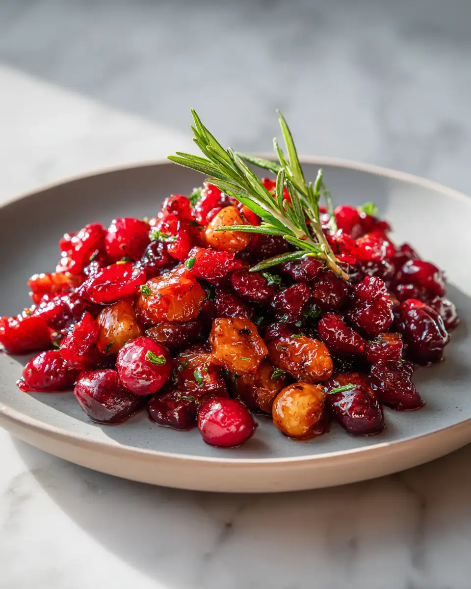 Final dish - Sweet Harmony: Discover the Delightful Duo of Honey and Cranberries