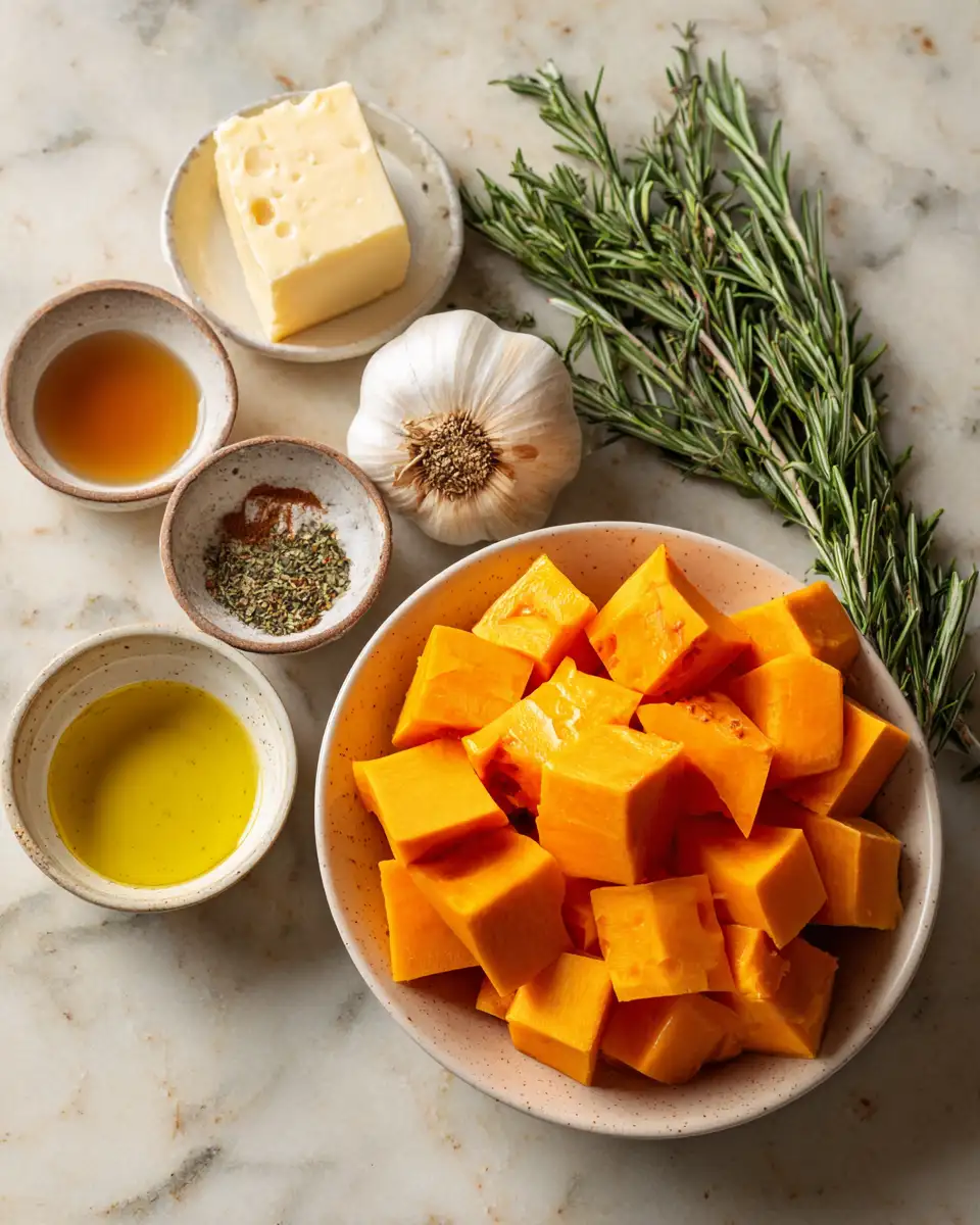 Ingredients for Sweet Autumn Delight Discover the Magic of Honey Roasted Butternut Squash