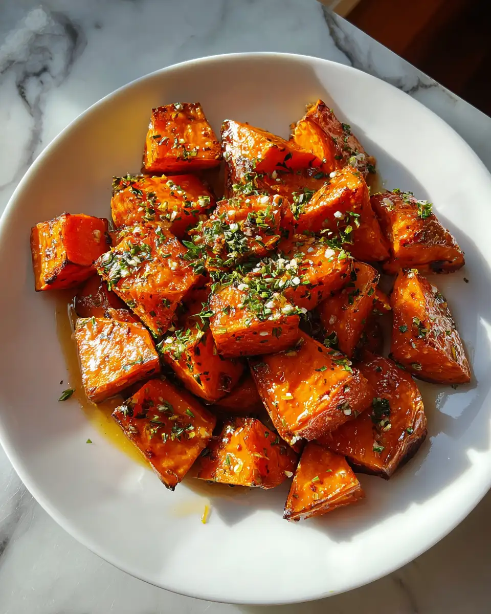 Final dish - Sweet Symphony: Honey Roasted Sweet Potatoes That Sing With Flavor