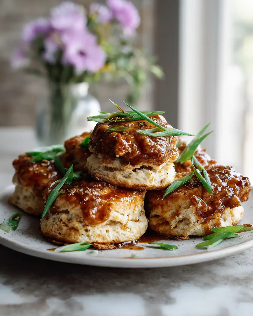 Spice Up Your Breakfast with Irresistible Hot Honey Chicken Biscuits - Featured Image