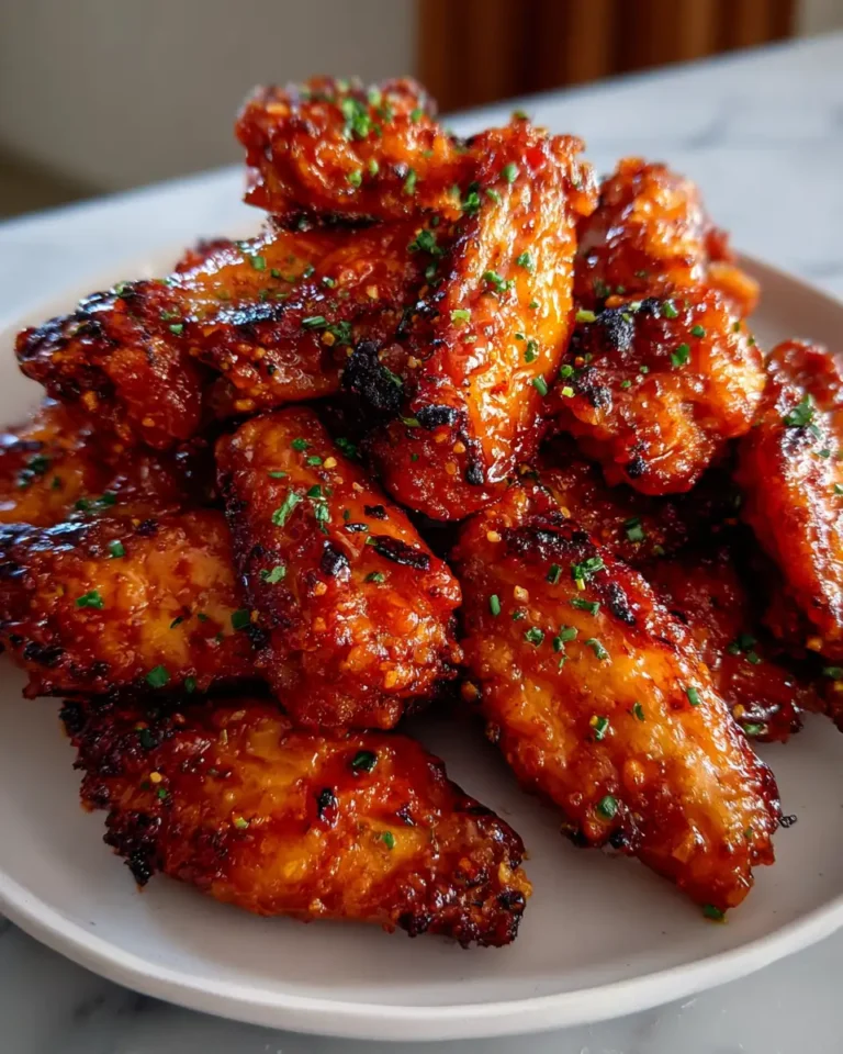 Sizzling Hot Honey Peach Wings: A Sweet and Spicy Flavor Adventure - Featured Image
