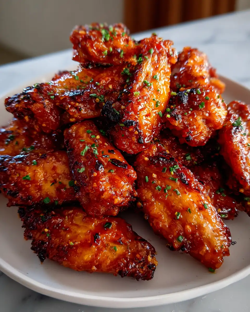 Sizzling Hot Honey Peach Wings: A Sweet and Spicy Flavor Adventure - Featured Image