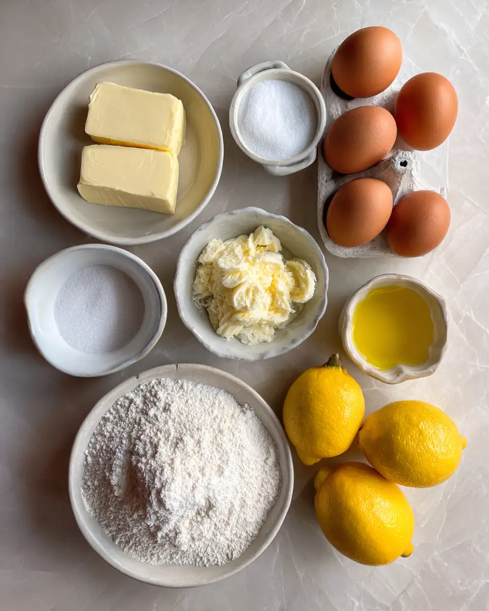 Zesty Delights: Irresistible Lemon Sugar Cookies to Brighten Your Day 4 Ingredients for Zesty Delights: Irresistible Lemon Sugar Cookies to Brighten Your Day