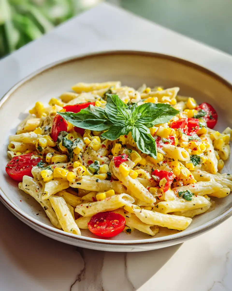 Savor the Flavors of Loaded Street Corn Pasta Delight - Featured Image