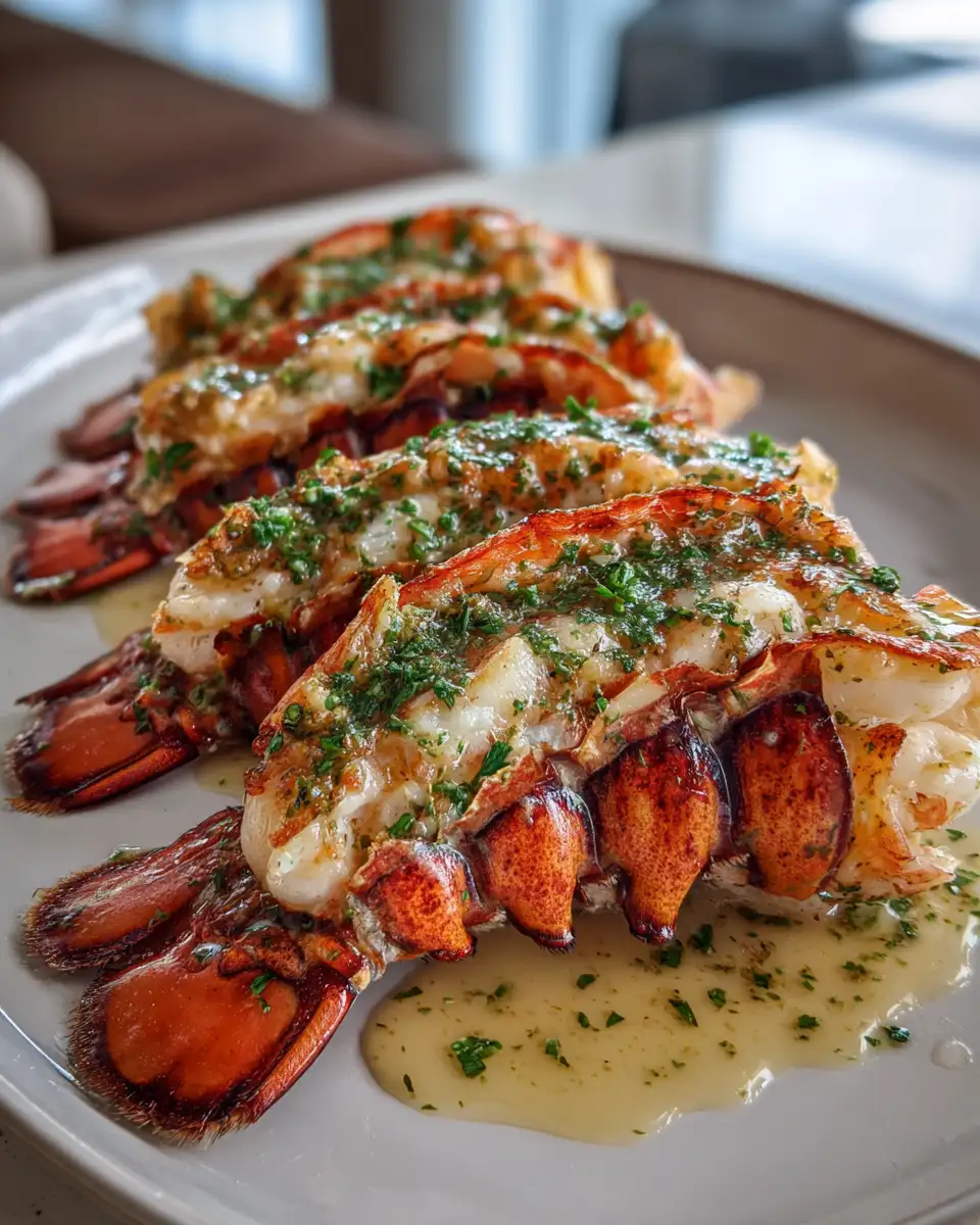 Decadent Lobster Tails with Garlic Herb Butter Sauce: A Gourmet Delight - Featured Image