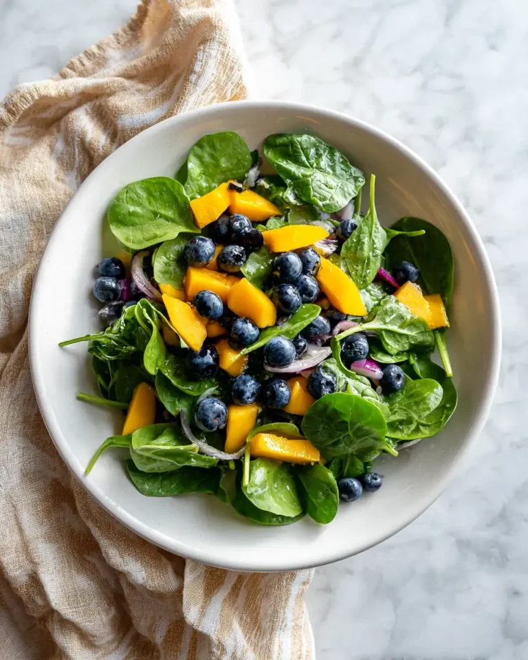 Refreshing Mango Blueberry Spinach Salad for a Burst of Flavor - Featured Image