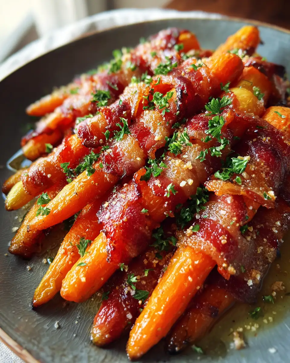 Savor the Sweet and Savory Delight of Maple Bacon Carrots - Featured Image