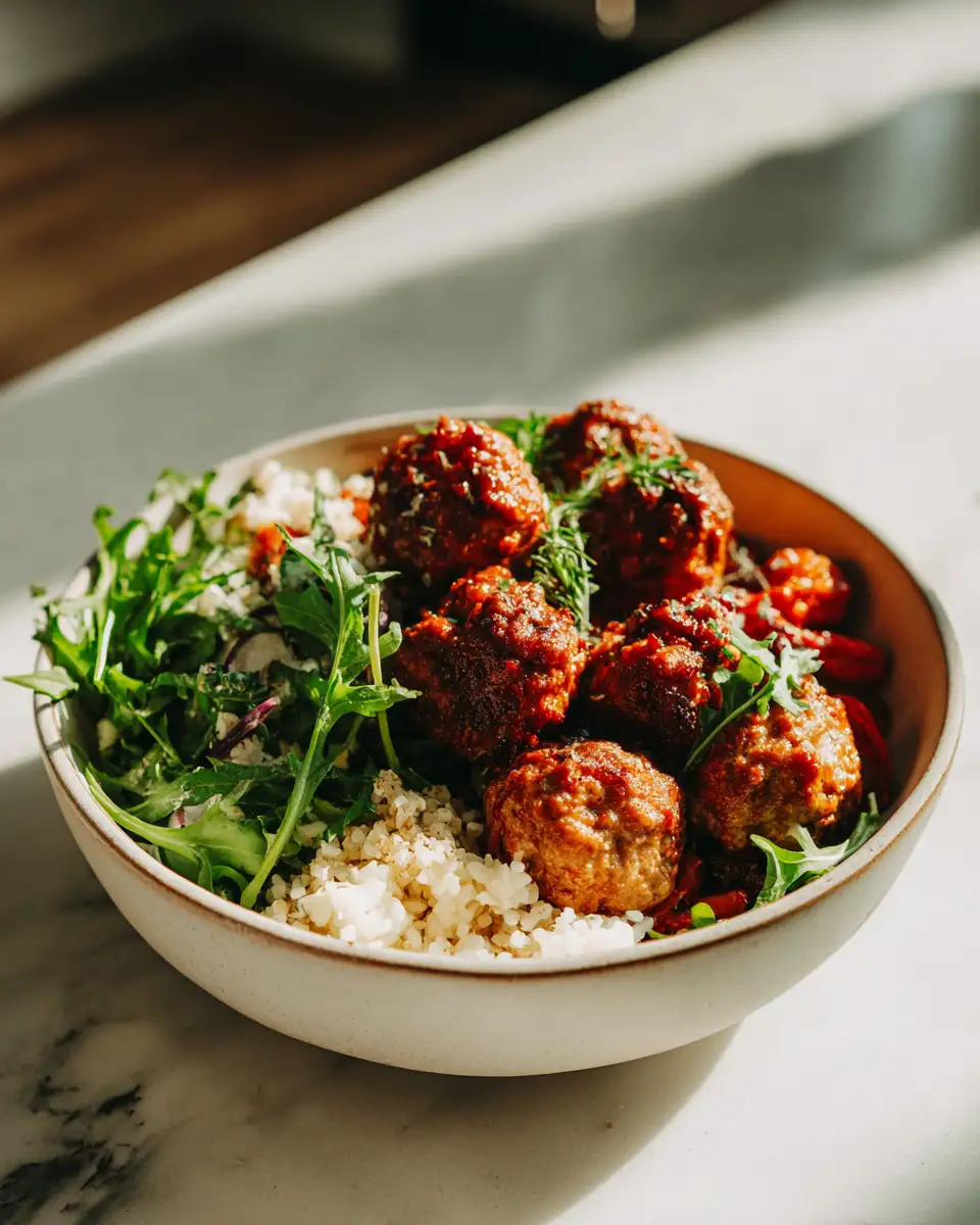 Savor the Flavor: Meatball and Veggie Bowl Delight - Featured Image