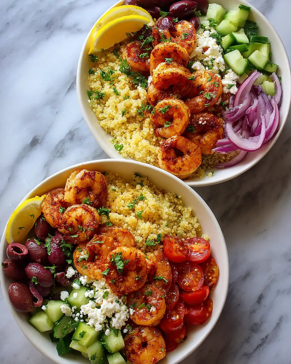 Ingredients for Mediterranean Shrimp Bowl: A Burst of Sunshine in Every Bite