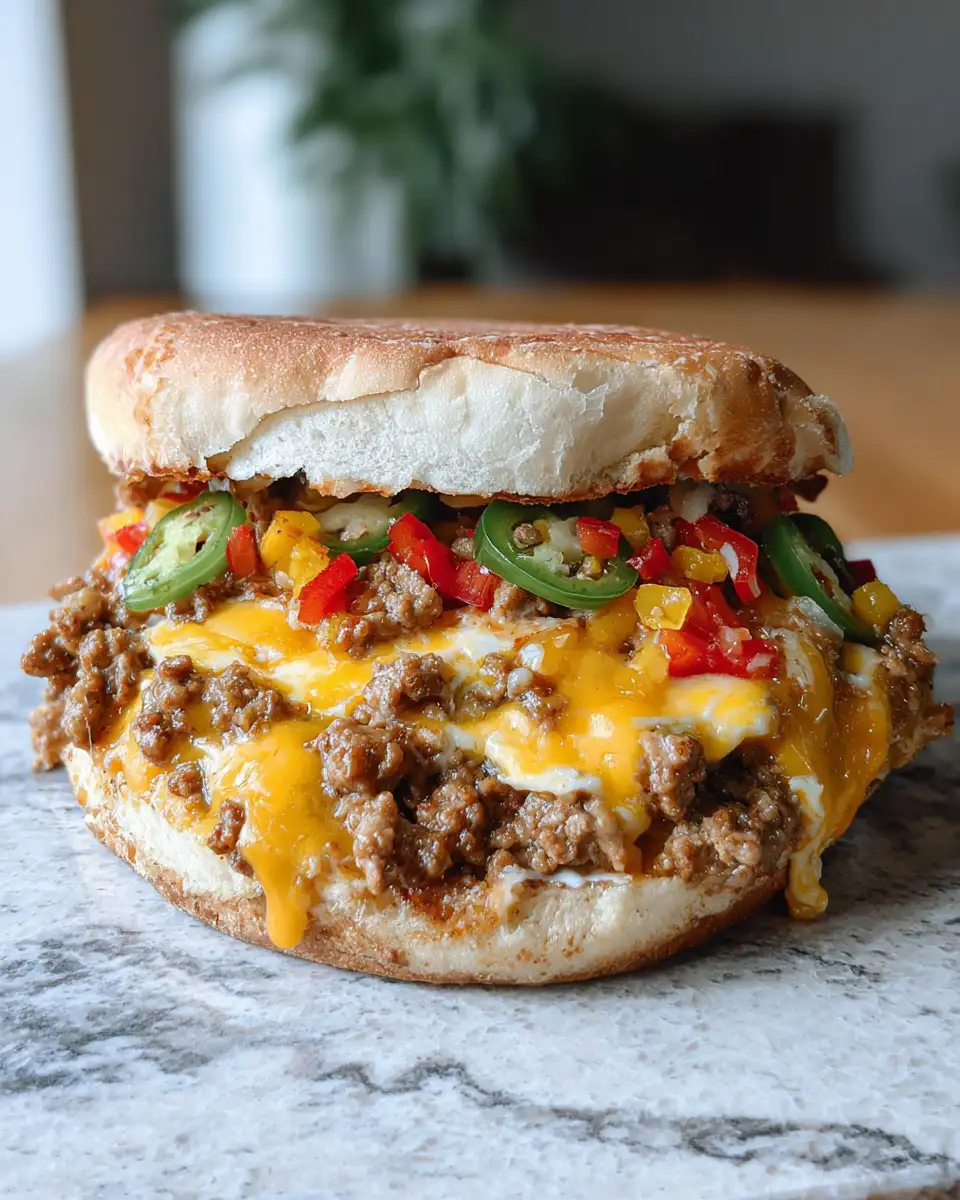Final dish - Spice Up Your Lunch with the Ultimate Mexican Chopped Cheese Sandwich