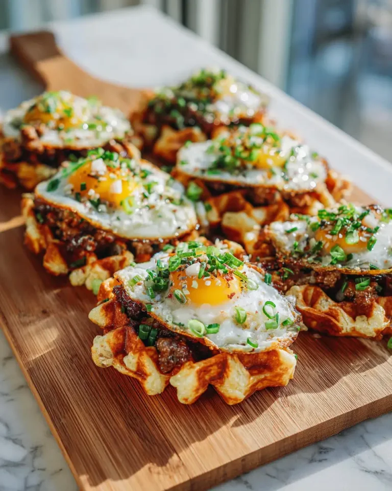 Bite into Brunch Bliss with Mini Sausage and Egg Waffle Tacos - Featured Image