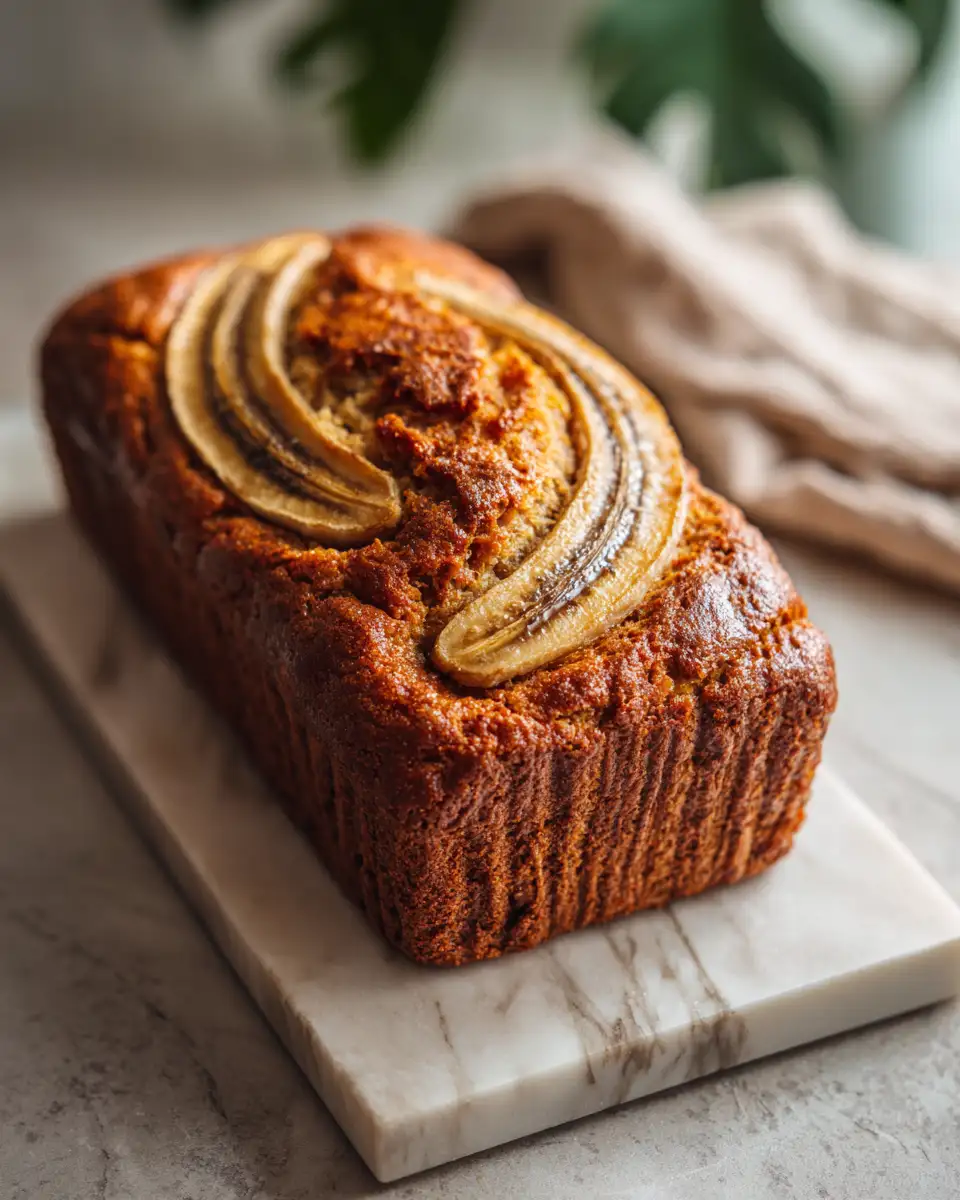 Final dish - Irresistibly Moist Maple Banana Bread Delight