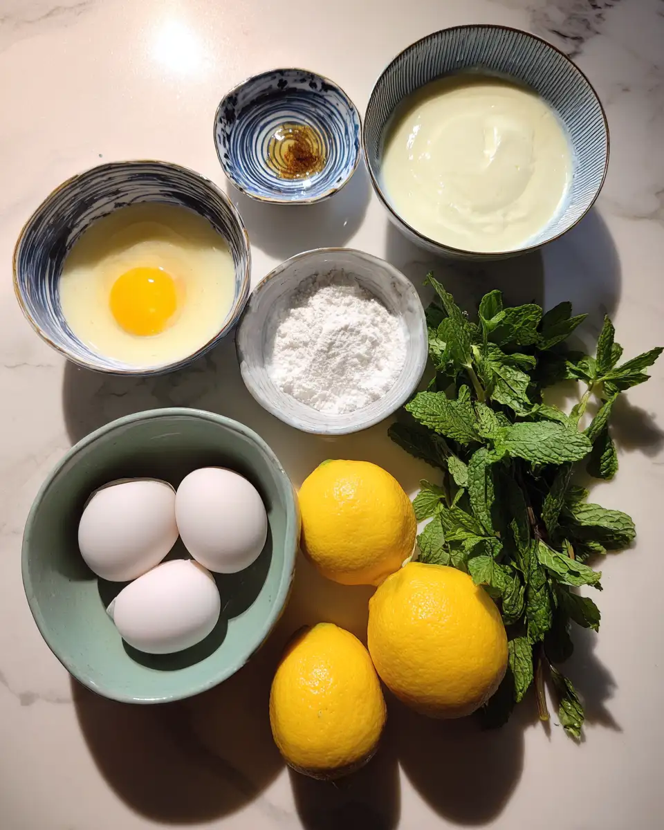 Ingredients for Zesty Delight: Discover the Refreshing Taste of Mousse Citron Menthe