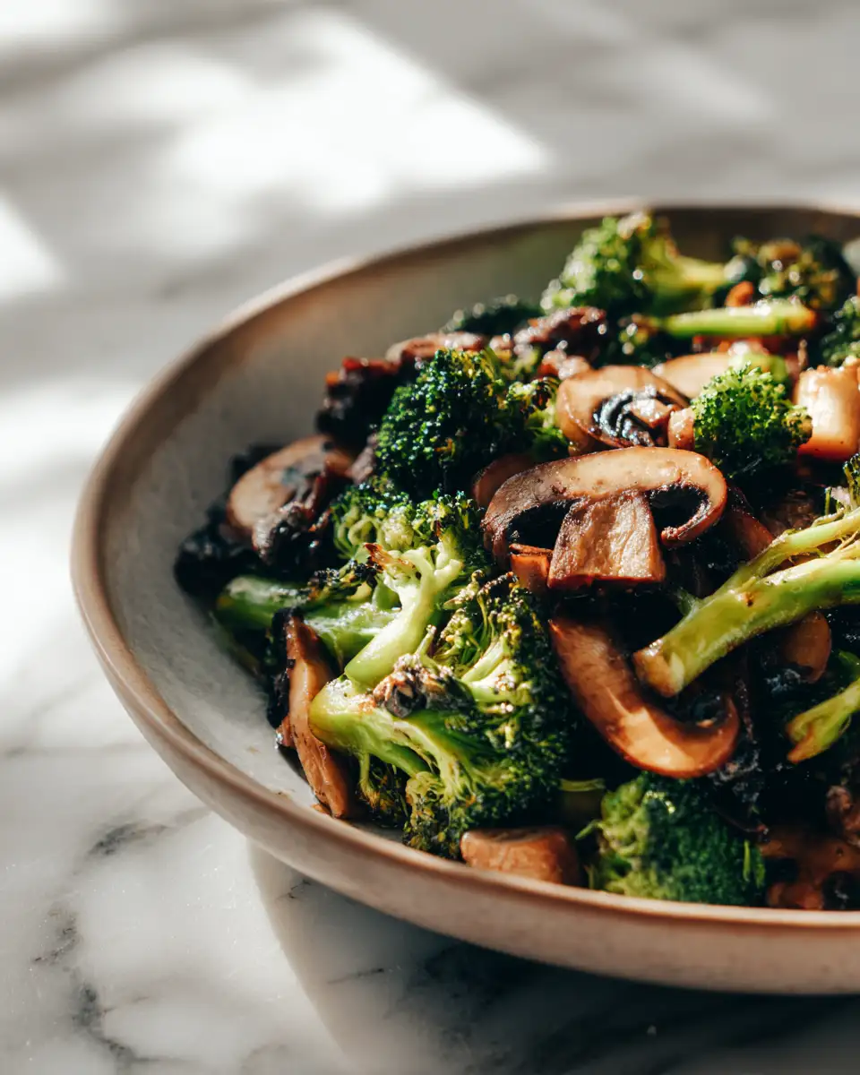 Mouthwatering Mushroom and Broccoli Stir-Fry: A Flavor-Packed Veggie Delight - Featured Image